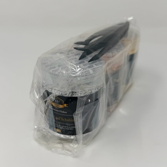 Gold Foil Flakes Set For Nail Art Jewelry Makeup Metallic Silver Cooper Crafts - Picture 10 of 17